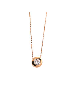 Rose gold pendant necklace CPR03-14