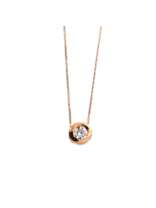 Rose gold pendant necklace CPR03-14