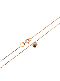 Rose gold pendant necklace CPR03-18