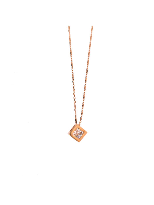 Rose gold pendant necklace CPR04-04