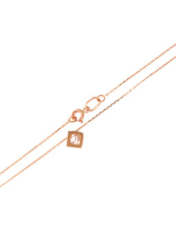 Rose gold pendant necklace CPR04-04