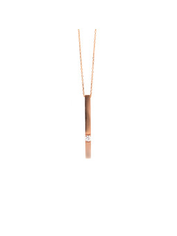 Rose gold pendant necklace CPR21-06