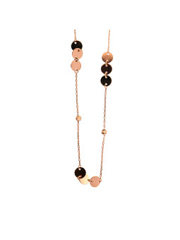 Rose gold pendant necklace CPR24-12