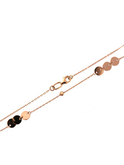 Rose gold pendant necklace CPR24-12