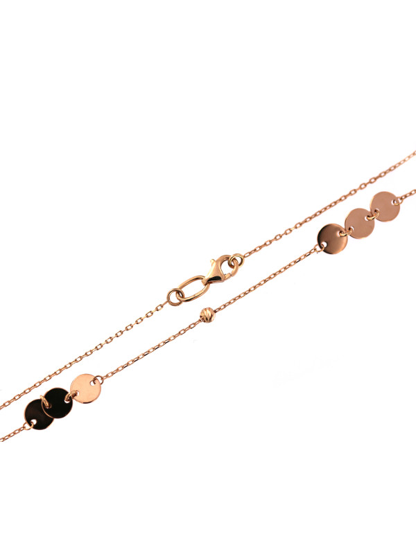 Rose gold pendant necklace CPR24-12