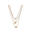 Rose gold pendant necklace CPR25-13 