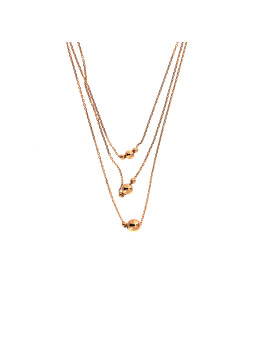 Rose gold pendant necklace CPR25-13