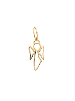 Yellow gold angel pendant AGA01-10
