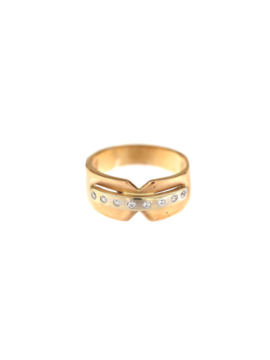 Rose gold zirconia ring DRC06-02