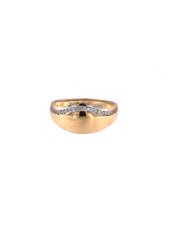 Rose gold zirconia ring DRC06-43