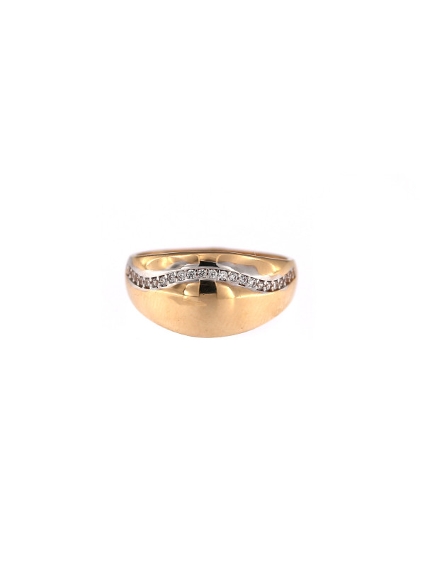 Rose gold zirconia ring DRC06-43