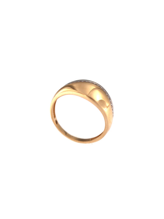 Rose gold zirconia ring DRC06-43