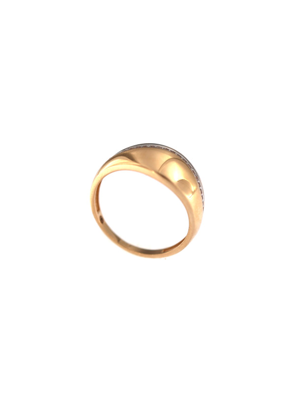 Rose gold zirconia ring DRC06-43
