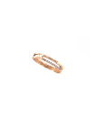 Rose gold zirconia ring DRC06-54 16MM 