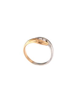 Auksinis žiedas su cirkoniais DRC07-05