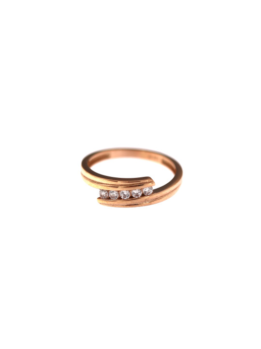 Rose gold zirconia ring DRC08-11 16MM