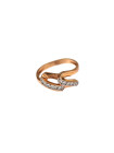 Rose gold zirconia ring DRC09-02 