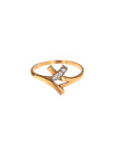 Rose gold zirconia ring DRC27-02 