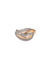 Rose gold zirconia ring DRC11-37 