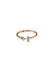 Rose gold zirconia ring DRC28-04 
