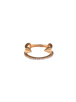Auksinis žiedas su cirkoniais DRC28-05