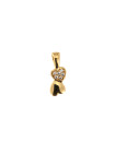 Yellow gold heart pendant AGS02-26 