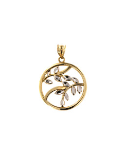 Yellow gold tree of life pendant AGT03-12