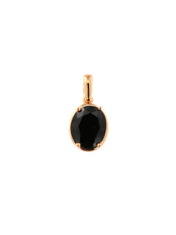 Rose gold quartz pendant ARAK-D-08