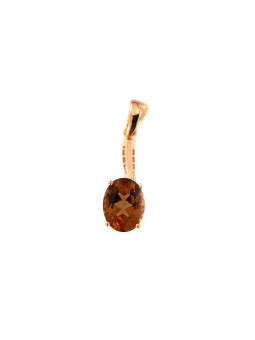 Rose gold zultanite pendant ARAK-ZU-02