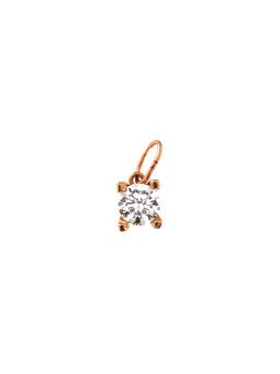 Rose gold zirconia pendant ARC03-16