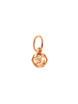 Rose gold pendant with zirconia ARC10-02