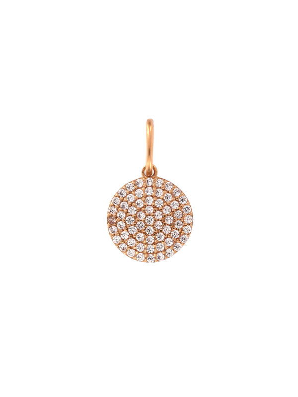 Rose gold zirconia pendant ARCI01-04
