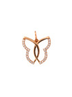Rose gold butterfly charm ARD15 