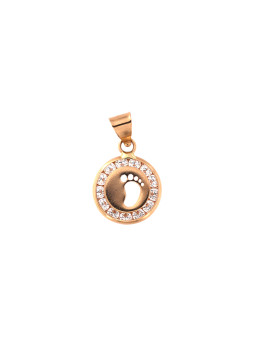 Rose gold foot pendant ARF03-05