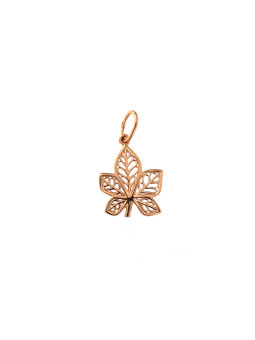 Rose gold leaf pendant ARF04-07