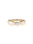 Yellow gold engagement ring with diamond DGBR02-11 