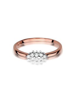 Rose gold diamond ring...