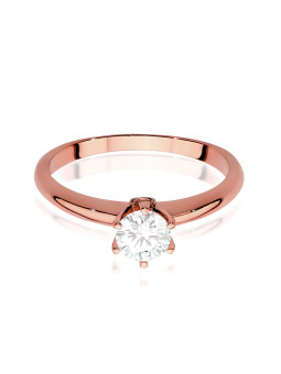 Rose gold ring with...