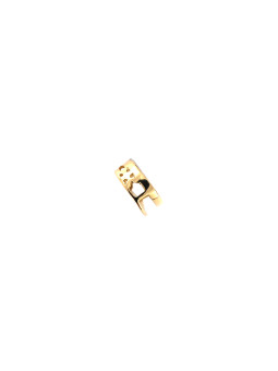 Yellow gold zirconia pendant AGCI01-05
