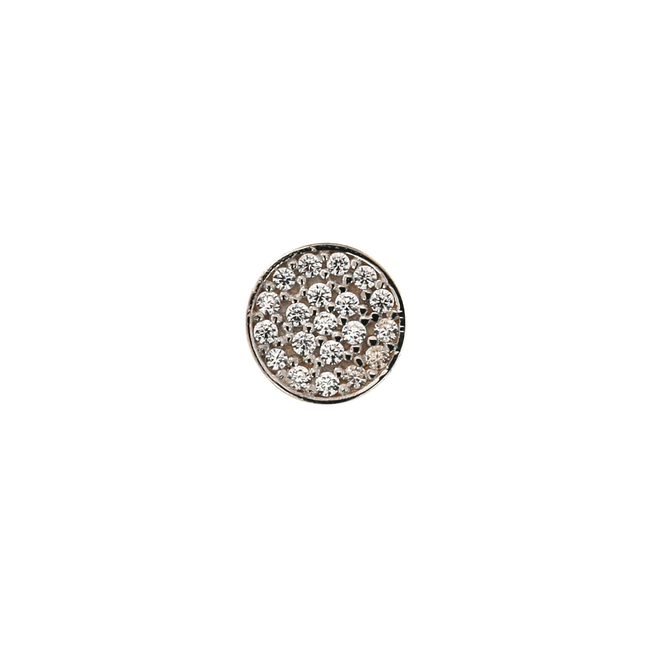 Yellow gold zirconia pendant AGCI01-06