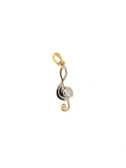 Yellow gold pendant AGF24-01