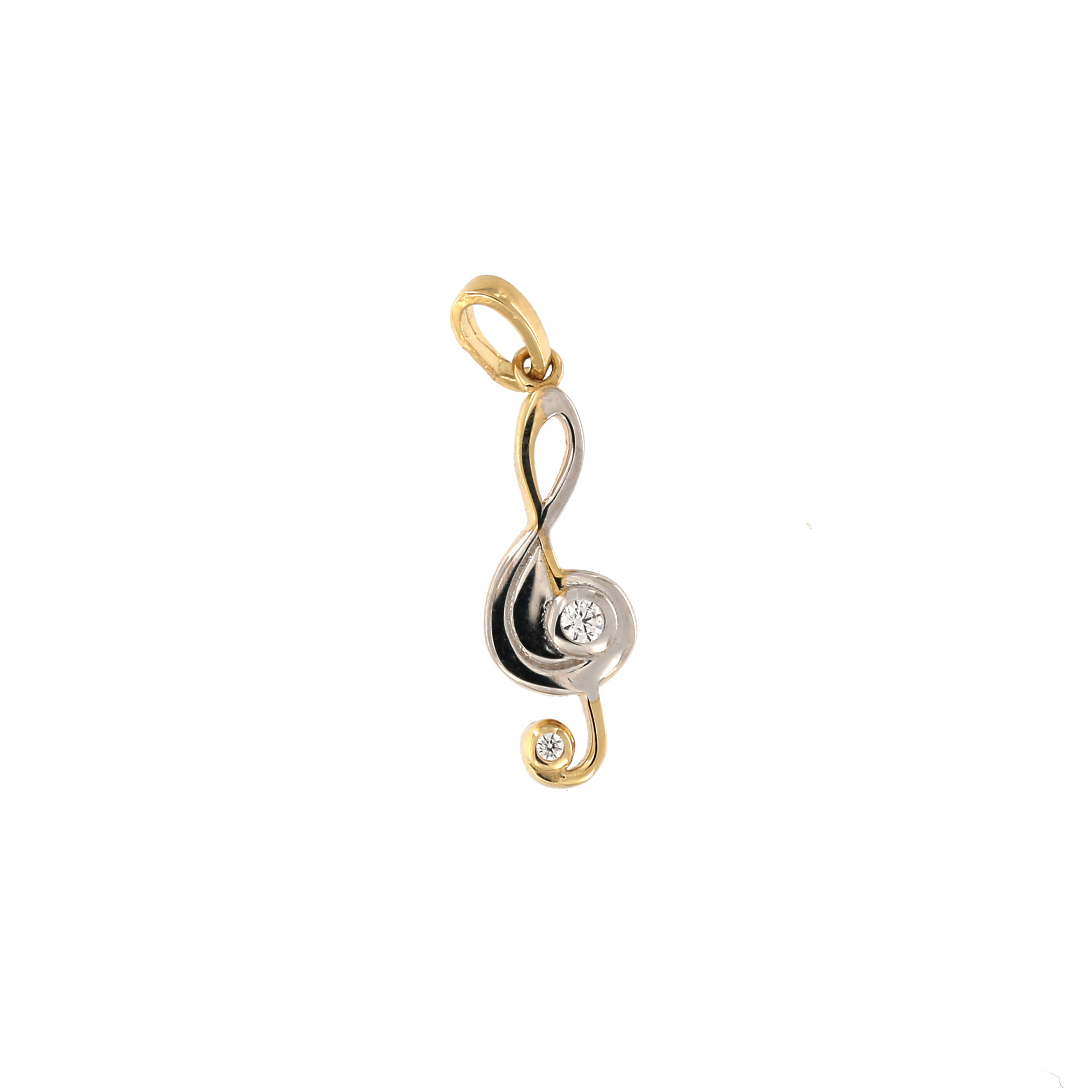 Yellow gold pendant AGF24-01