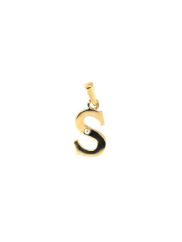 Yellow gold initial letter...