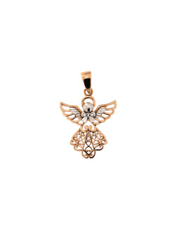 Rose gold angel pendant...