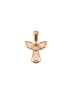 Rose gold angel pendant...