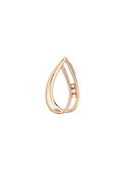 Rose gold zirconia pendant...