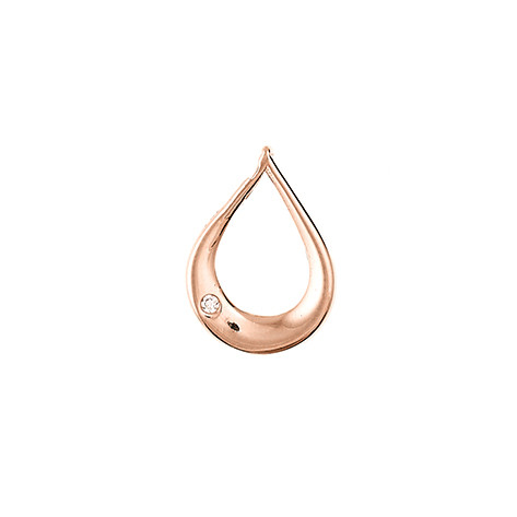 Rose gold zirconia pendant ARBL04-17
