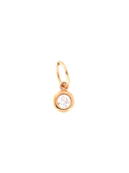Rose gold zirconia pendant ARC01-10