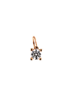 Rose gold zirconia pendant...