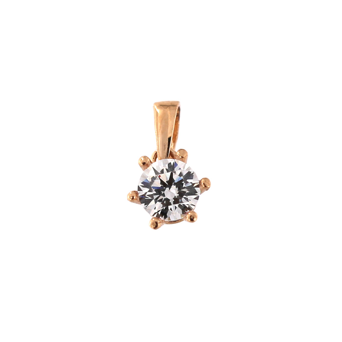 Rose gold zirconia pendant ARC03-22